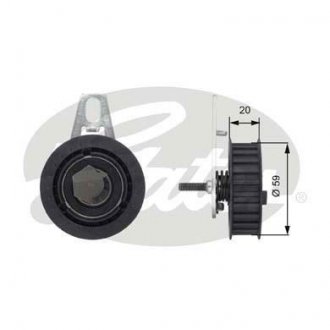 Ролик Gates T43108
