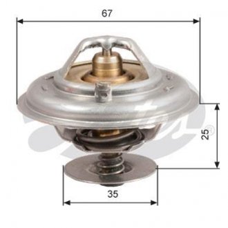 Термостат Audi A4/A6/VW Passat 2.4-2.8 97-05 (92°) Gates TH14392G1 (фото 1)