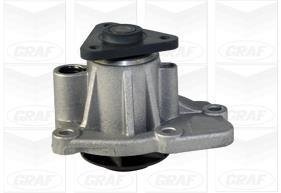 Помпа води Mitsubishi Lancer VIII/Outlander II/III/Jeep/Dodge 2.0/2.4 4WD 06- (R/B) (6лоп) GRAF PA1082 (фото 1)