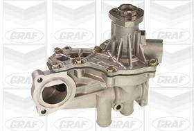 Помпа води Audi/Seat/VW 1.3/1.6/D/TD/1.7/D/1.8/1.9/D/TD/TDI/SDI/2.0/E 76- (R/B)(6 лоп)(з корп.) HD GRAF PA1105 (фото 1)