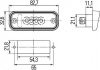 Освiтлювач номерного знаку HELLA 2KA 010 278-011 (фото 2)