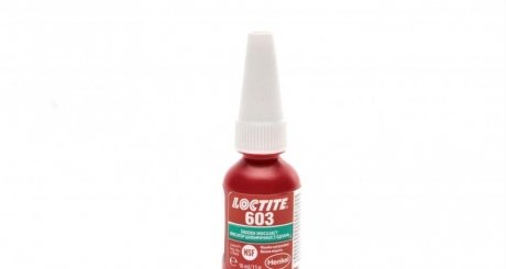 LOCTITE 603 BO 10ML PL/UA фіксатор анаеробний вал-втулковий (зеленый) (високої фіксації) (проміжок 0.1) Henkel 1971543 (фото 1)