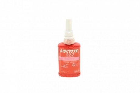 LOCTITE 222 BO 50ML Фіксатор різьби (розовий) (низкой фіксації) Henkel 245635 (фото 1)