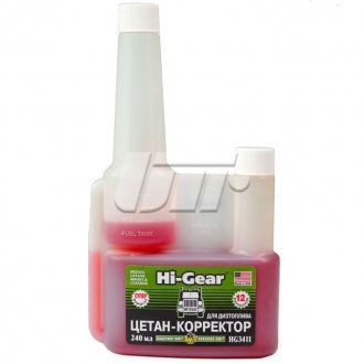 Цетан-корректор для дизельного топлива, с SMT2 240 мл кол в упак 12шт HI-GEAR HG3411