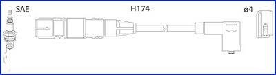 Проводи запалювання Ford Galaxy/VW Sharan 2.8 V6 95-00 (к-кт) (HÜCO) HITACHI 134787 (фото 1)