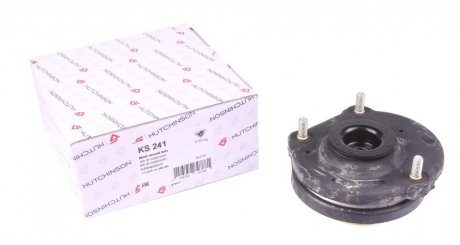 Подушка амортизатора (переднього) + підшипник Fiat Doblo 1.3D-2.0D 10- (L) HUTCHINSON KS 241 (фото 1)