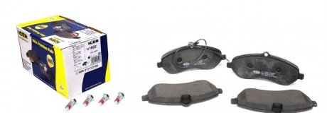 Колодки гальмівні (передні) Citroen Jumpy/Fiat Scudo/Peugeot Expert 07- (+датчик) ICER 141802 (фото 1)