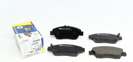 Колодки гальмівні (передние) Honda Civic V/VI/VII 91-05/CRX III 92-98/Jazz 08-14 ICER 180959 (фото 1)