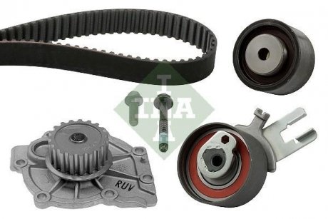 Комплект ГРМ + помпа Volvo C70/S60/S80/V60/V70/XC70/XC90 2.0-2.4D 01- (28x132z) INA 530 0582 30 (фото 1)