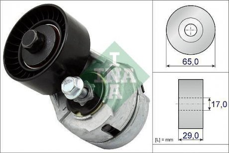 Натяжник ременя генератора Fiat Bravo/ Punto 1.8 95-12 INA 534 0109 20 (фото 1)