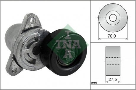 Натяжні ролики для легкових автомобілів (Вир-во) INA 534 0306 10 (фото 1)