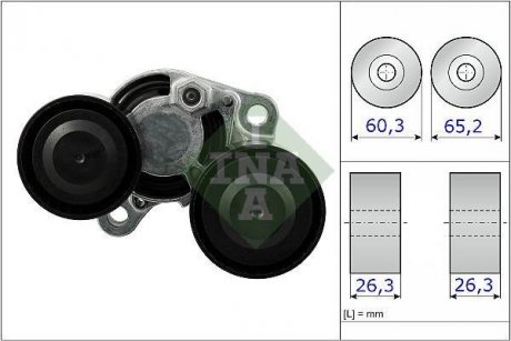 Натяжна планка поліклінового ременя BMW X6 (F16, F86) 08/14 - (Вир-во) INA 534 0482 10 (фото 1)