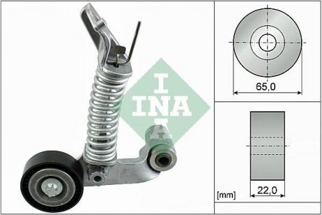 Натяжна планка поліклінового ременя MERCEDES-BENZ 651 200 05 70 (Вир-во) INA 534 0574 10 (фото 1)