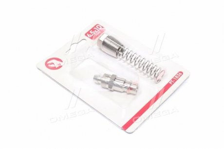 Переходник с пружиной со спирального или прямого шланга 6,5х10 мм на ответную часть быстроразъемного Intertool PT-1836