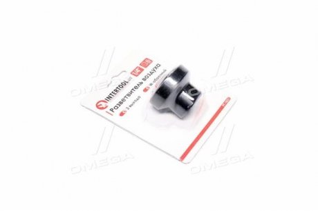 Розгалужувач повітря 1/4" на 3 виходи, W-подібний, 10bar Intertool PT-1851 (фото 1)
