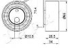 Ролик ременя ГРМ Opel Astra h 1.7 (07-14),Opel Astra h 1.7 (07-14) JAPKO 45418 (фото 2)