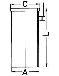 Гильза поршневая VAG 79,51 1,9D/TD-2,4D (пр-во) KOLBENSCHMIDT 89434190 (фото 1)