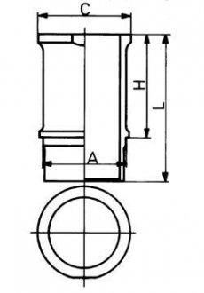 Гільза поршнева PSA 75,00 1,4i TU3 (вир-во) KOLBENSCHMIDT 89584110 (фото 1)