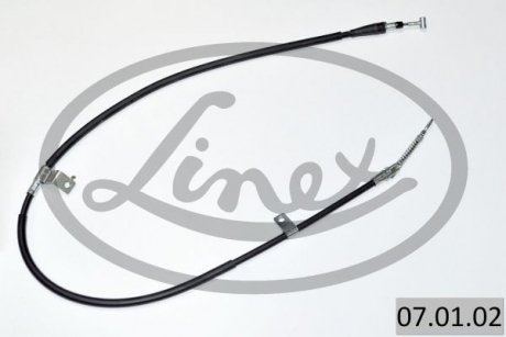 Трос ручника (задній) (L) Chevrolet Captiva/Opel Antara 06- (1430/1253mm) LINEX 07.01.02 (фото 1)