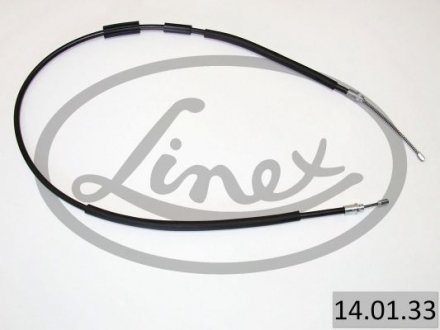Трос ручника (задній) (L) Fiat Punto 93-99 (1457/1280 мм) LINEX 14.01.33 (фото 1)