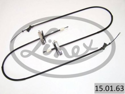 Трос ручника (задній) Ford Focus 98-04 (1480/1320) LINEX 15.01.63 (фото 1)