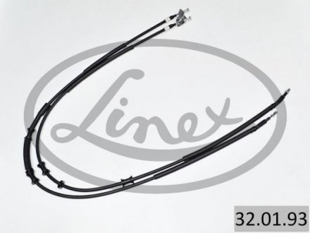 Трос ручника (задній) Opel Meriva A 03-10 (L=1620/1438/1438mm) LINEX 32.01.93 (фото 1)