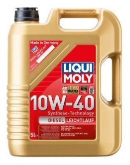 Олива моторна Diesel Leichtlauf 10W-40 (Каністра 5л) LIQUI MOLY 1387 (фото 1)