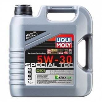 Олива моторна SPECIAL TEC DX1 5W-30 (Каністра 4л) LIQUI MOLY 20968 (фото 1)