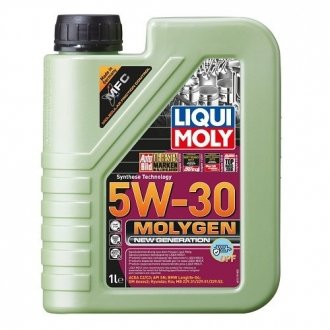 Олива моторна Molygen New Generation 5W-30 DPF (Каністра 1л) LIQUI MOLY 21224 (фото 1)