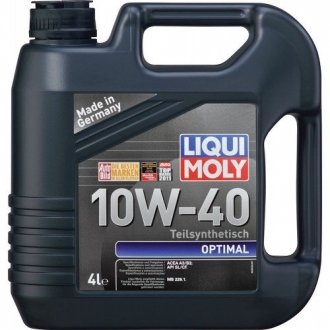 Масло моторн. Optimal 10W-40 (Канистра 4л) LIQUI MOLY 3930 (фото 1)