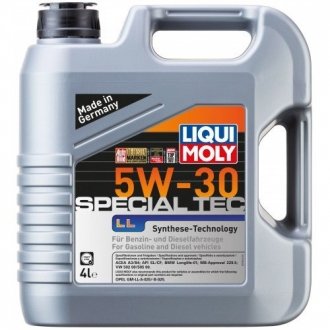 Масло моторн. SPECIAL TEC LL 5W-30 (Канистра 4л) LIQUI MOLY 7654 (фото 1)