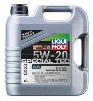 Олива моторна Special Tec AA 5W-20 4л LIQUI MOLY 7658 (фото 1)