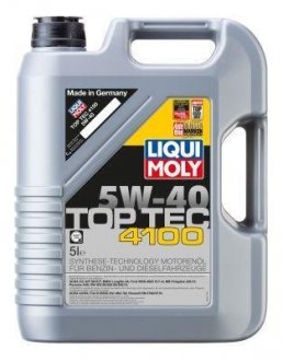 Олива моторна Top Tec 4100 5W-40 5л LIQUI MOLY 9511 (фото 1)