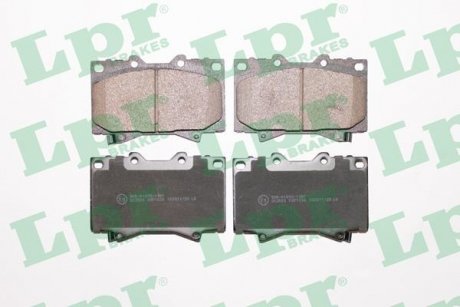 Комплект гальмівних колодок з 4 шт. дисків LPR 05P1050