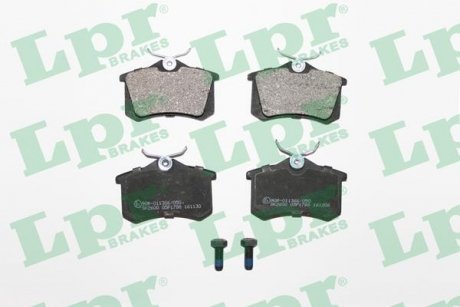 Комплект гальмівних колодок з 4 шт. дисків LPR 05P1788