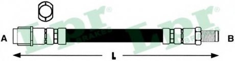 Шланг тормозной (пр-во) LPR 6T46905 (фото 1)