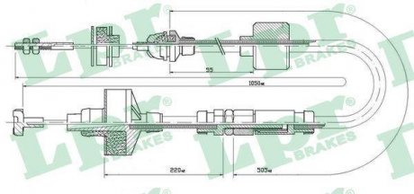 Трос зчеплення LPR C0309C (фото 1)