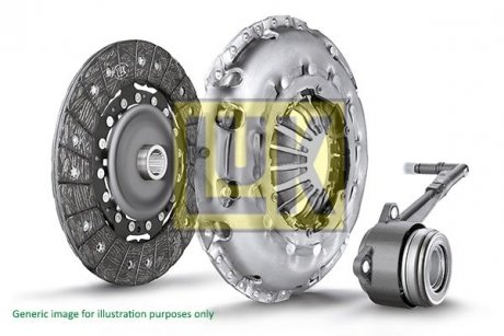 Комплект сцепление Opel Insignia 2.0 CDTI 08-17 (d=240mm) (+вижимний) LuK 624 4002 33 (фото 1)