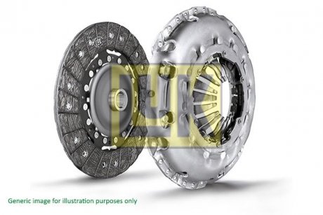 Комплект зчеплення Fiat Ducato 120/130 Multijet 2,3D 06-, 88/96kw, d=250mm LuK 625 3165 09 (фото 1)