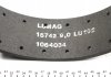 Накладки колодок гальмівних MB 410 (272x79mm) 1 ремонт Lumag 15030 10 102 10 (фото 4)