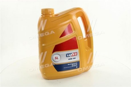 Олива моторна SL (LUXOIL S.LUX) SAE 10W-40 API SG/SF (Каністра 4л) LUXE 117 (фото 1)