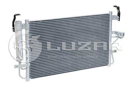 Радіатор кондиционера Elantra 2.0 (00-) АКПП/МКПП с ресивером LUZAR LRAC 08D2 (фото 1)
