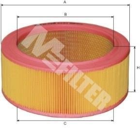 Фільтр повітряний FORD Transit (вир-во) M-FILTER A121 (фото 1)