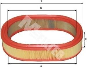 Фільтр повітряний FORD SCORPIO (вир-во) M-FILTER A268 (фото 1)