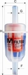 Фильтр топливный MB (пр-во) M-FILTER DF12 (фото 1)