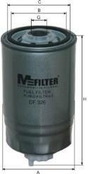 Фильтр топливный DUCATO, IVECO (пр-во) M-FILTER DF326 (фото 1)