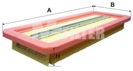 Фільтр повітряний MAZDA 323 (вир-во) M-FILTER K213 (фото 1)