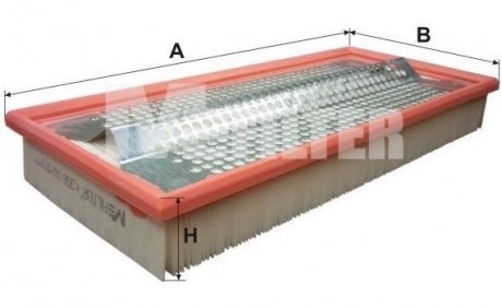 Фильтр воздушный MB (пр-во) M-FILTER K358 (фото 1)