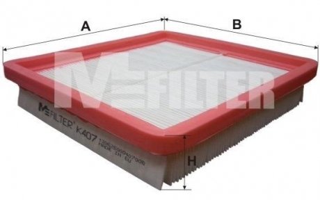 Фільтр повітряний DAEWOO LANOS 97- (вир-во) M-FILTER K407 (фото 1)