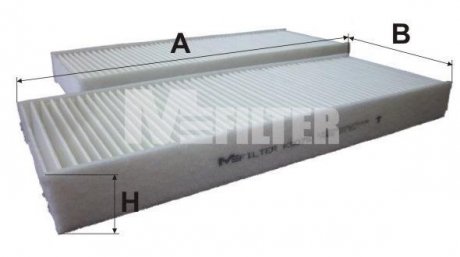Фільтр салону M-FILTER K90752 (фото 1)